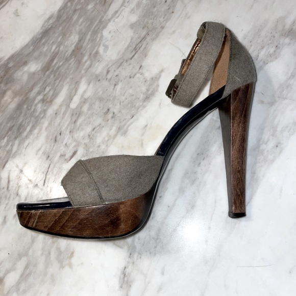 Stella McCartney Tan Platform Stiletto Heels 40 / 9.5 - Picture 2 of 9